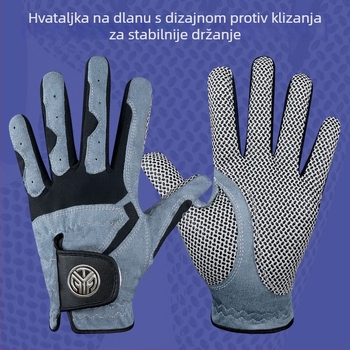 TYGOLF Muške golf rukavice, mikrovlakno, protuklizne, prozračne, otporne na habanje, perive