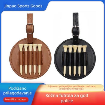 PU kožna futrola za držač golf-tea – prijenosna oznaka, dodaci za tee, lagan, visoka kvaliteta