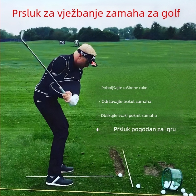 Golf majica za trening i veste za povezivanje ruku i tijela tijekom zamaha