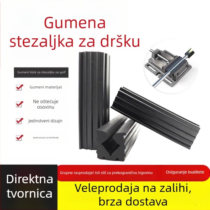 Set alata za zamjenu gripova golfske palice s gumomenu stezaljku