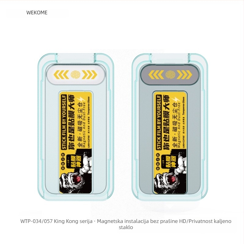 WEKOME kaljeno staklo s zaštitom privatnosti za iPhone 11–14 – cijeli zaslon, anti-pregled, otporno na prašinu