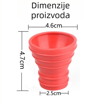 Sakupljač golf lopti s gumom usisnom čašom – mini dodatak za golf
