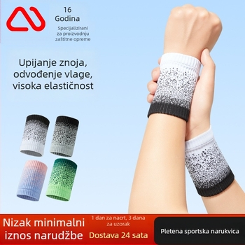 Brzo sušeće sportske narukvice za zglob, upijaju znoj, za muškarce i žene, za trčanje, košarku, tenis i badminton