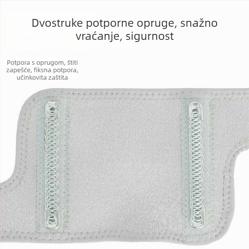 Sportski zglobni zavoj za košarku i badminton, podrška od neoprena-elastana za oporavak od ozljeda tetivnog ovoja, fiksirajući zaštitnik zgloba