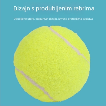 Izdrživi tenis trenirač za početnike — samostalni trening uz elastičnu užad za odskok i masažnu lopticu