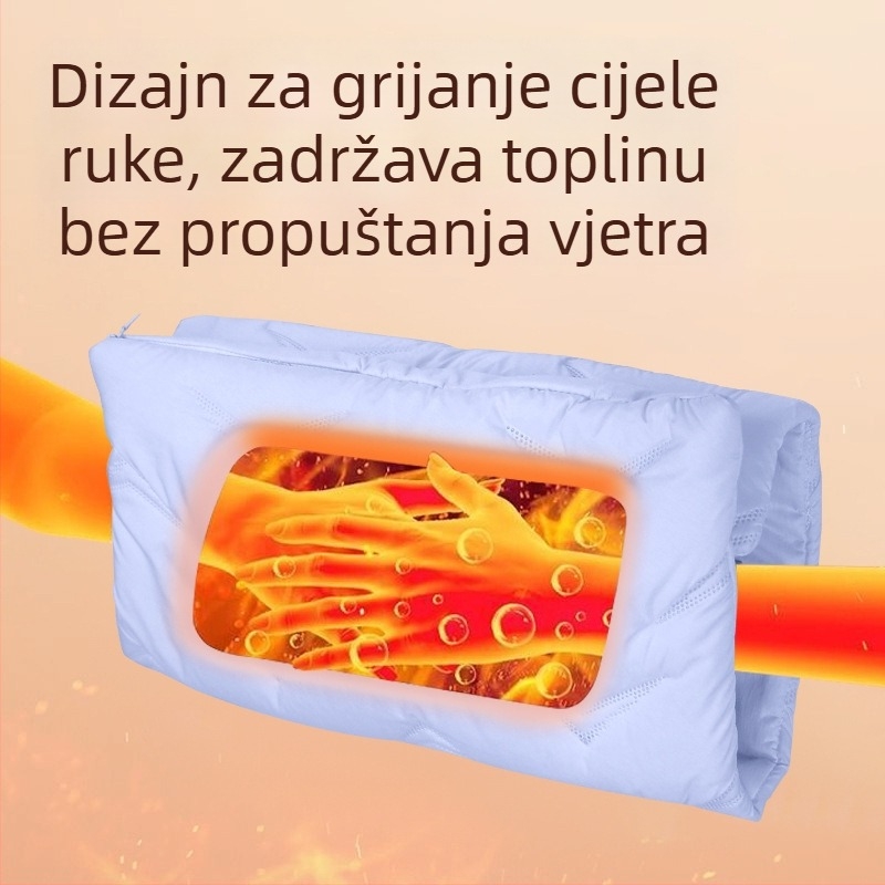 Punjivi grijač za ruke s izolacijom od dutog vlakna, prenosni USB električni grijač za ruke i struk, brzo zagrijavanje