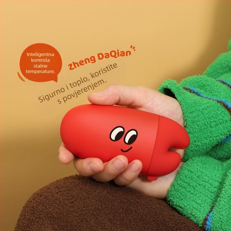 Zan design ZDQ-01 Grijač za ruke s dvostrukim grijanjem, kompaktan prijenosni uređaj s ugrađenom baterijom 4000–6000 mAh