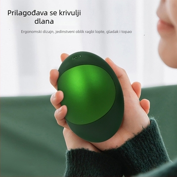 Magnetska odvojiva grijalica za ruke u obliku avokada, 2‑u‑1 USB mini power bank s ugrađenom baterijom
