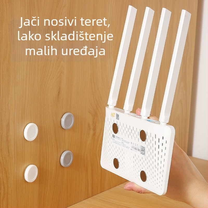 Zidni magnetski držač daljinskih upravljača, bez bušenja, snažno ljepilo, za TV i klima uređaj