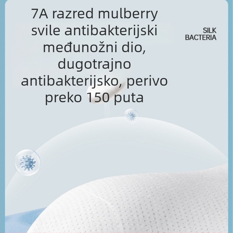 Muške bokserice od ledenog svile, prozračne i brzo se suše, s mrežastim printom