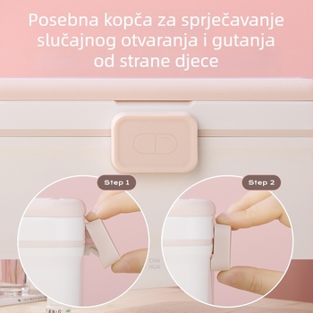 Camellia kućna medicinska kutija, velika kapaciteta, višeslojna, s višestrukim odjeljcima za hitnu skrb i medicinsko skladištenje