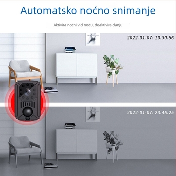 MD31PIR klip kamera HD, 11 sati trajanja, infracrveno noćno videnje, detekcija pokreta, vanjski sportski rekord