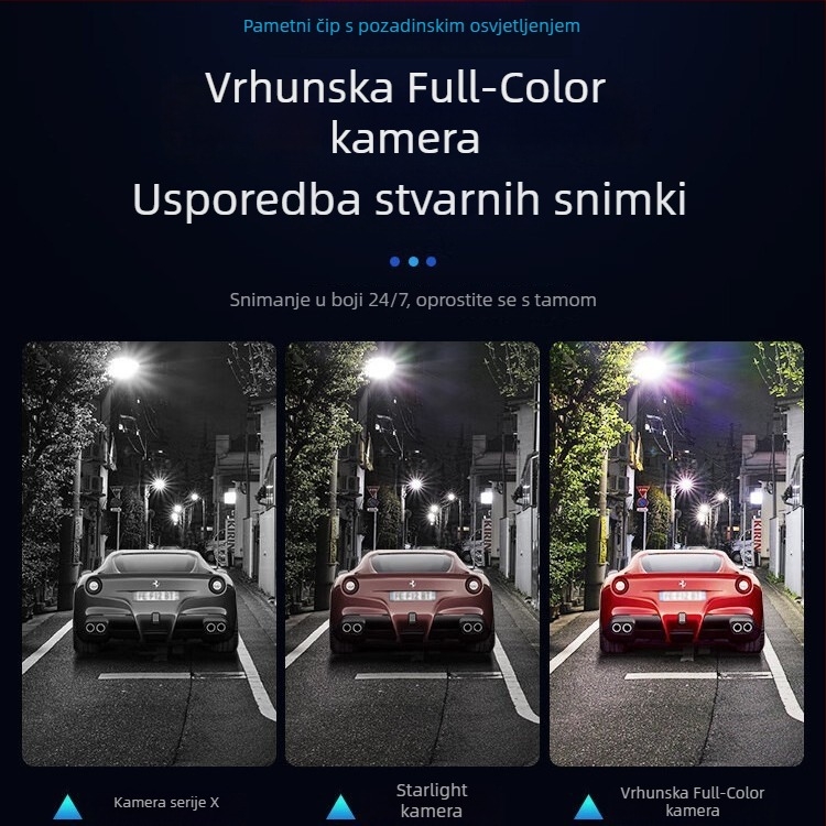 Vanjska IP kamera za nadzor s HD punom bojom i noćnim vidom, namijenjena za stambenu i komercijalnu upotrebu, Seetong Tian Shitong