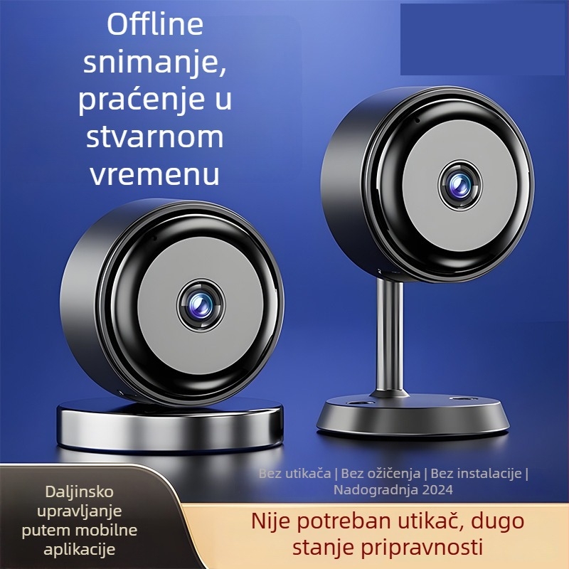Inteligentna kamera s Wi‑Fi, noćno gledanje, magnetska montaža, model A14, jednostavna instalacija