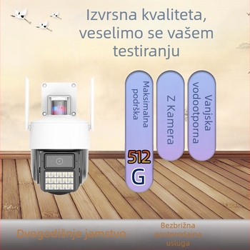 AI kamera za prepoznavanje registarskih oznaka i lica, sve u jednom, PTZ, 5 MP, unutarnja i vanjska upotreba