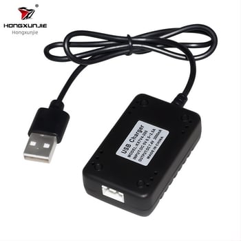 Punjač za litijeve baterije 7,4V, 2S, balansirano punjenje, izlaz 2A, zaštita i indikator, USB napajanje