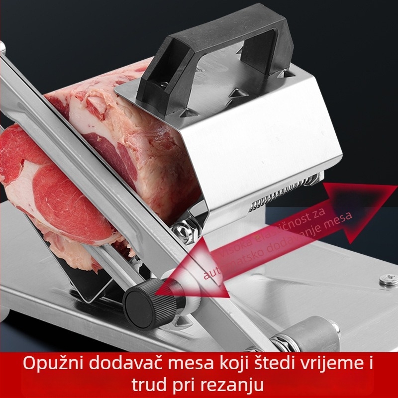 Ručni rezač mesa od nehrđajućeg čelika, višenamjenski – za kućnu i komercijalnu upotrebu, za goveđe i ovčje meso