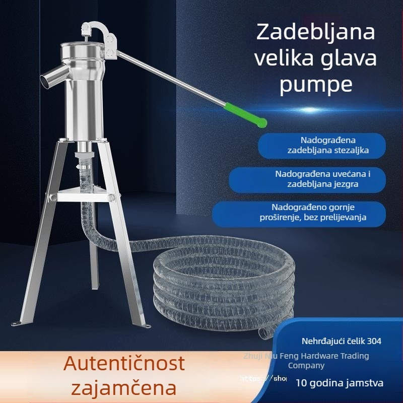 Ručna pumpa za bunar od nehrđajućeg čelika