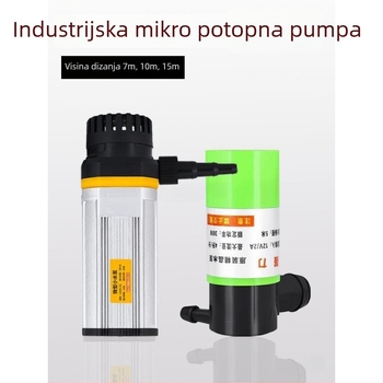 Mala vodena pumpa s strojem za rezanje i graviranje kristala, podvodna mikro DC automatska pumpa, 12 pumpi