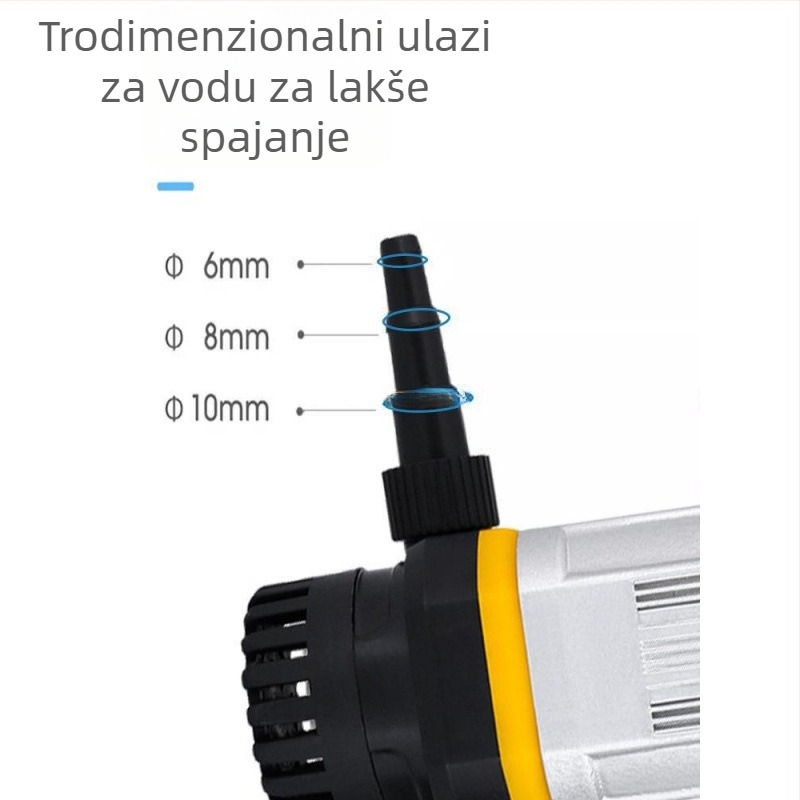 Mala vodena pumpa s strojem za rezanje i graviranje kristala, podvodna mikro DC automatska pumpa, 12 pumpi
