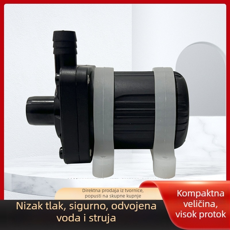 Bezčetkova DC potopna pumpa, najlon, otporna na visoke temperature, 12V, mala pumpa za kozmetički uređaj s terapijskom glavom