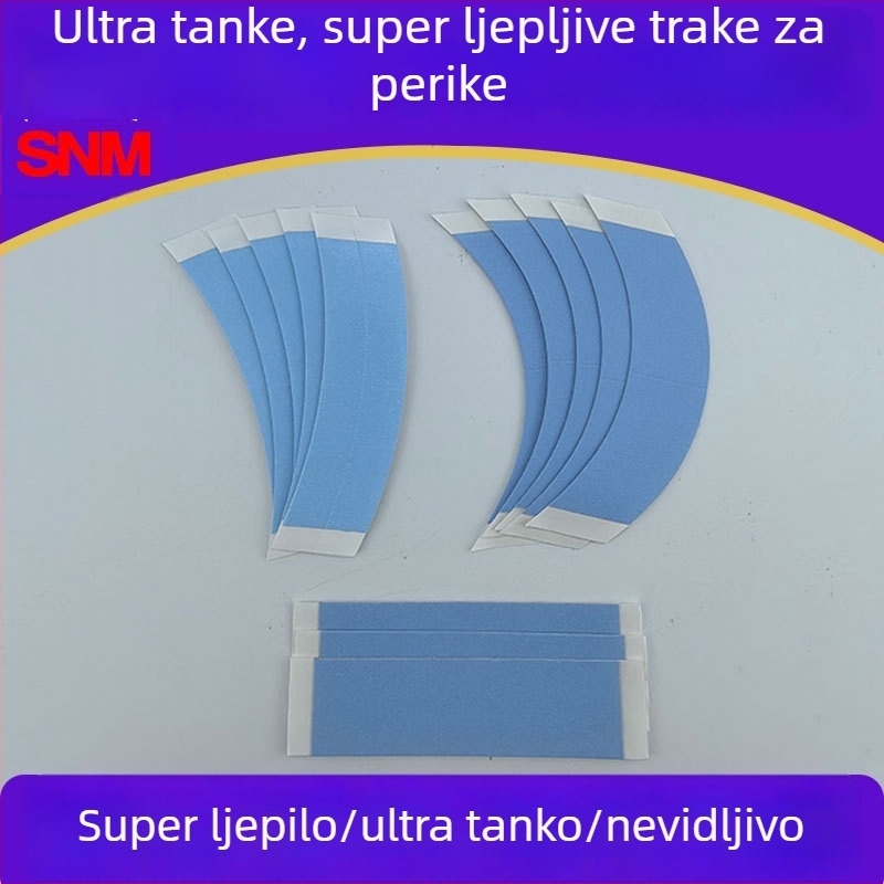 Biološka dvostruka ljepljiva traka za paruke, sigurno pričvršćivanje, vodootporna i otporna na znoj