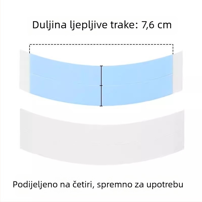 Biološka dvostruka ljepljiva traka za paruke, sigurno pričvršćivanje, vodootporna i otporna na znoj