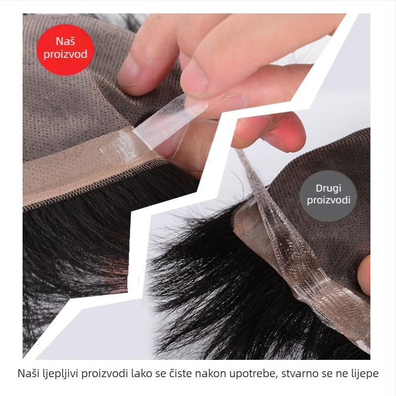 Biološka dvostruka ljepljiva traka za paruke, sigurno pričvršćivanje, vodootporna i otporna na znoj