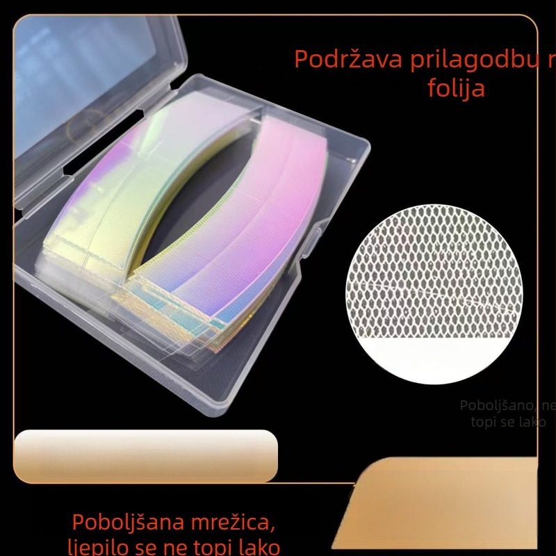 Perika s dvostranim ljepilnim filmom, bio ljepilo, šareni film, ljeto izdanje, izuzetno jaka prianja, dugotrajna nevidljivost, sportska upotreba, kemijska otpornost