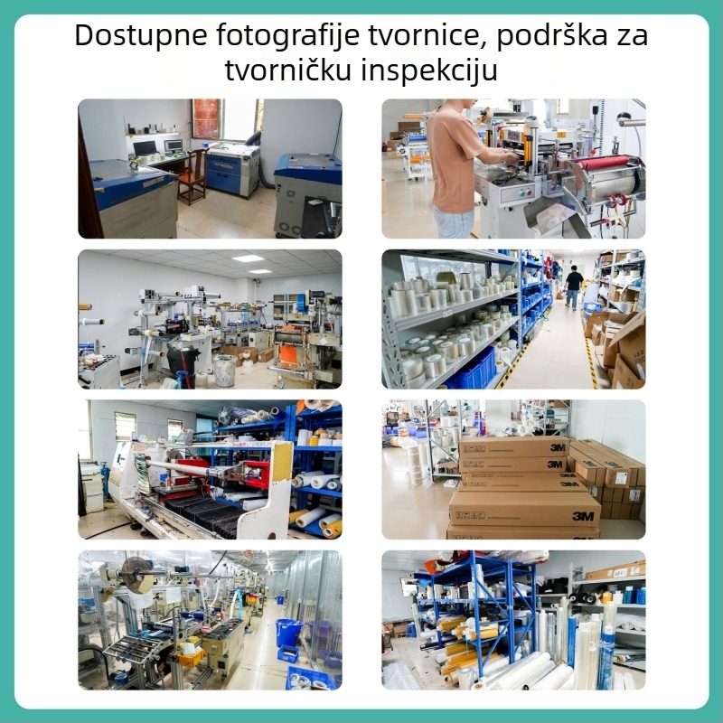 Prilagodljiva prozirna VHB dvostruka ljepiljiva traka, uklonjiva, otporna na visoke temperature, akrilna dvostruka pjenasta traka visoke viskoznosti