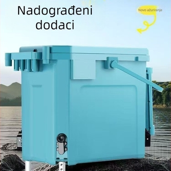 Debljana mini kutija za ribolov – prijenosna kutija za žive ribe, jednoslojna kutija