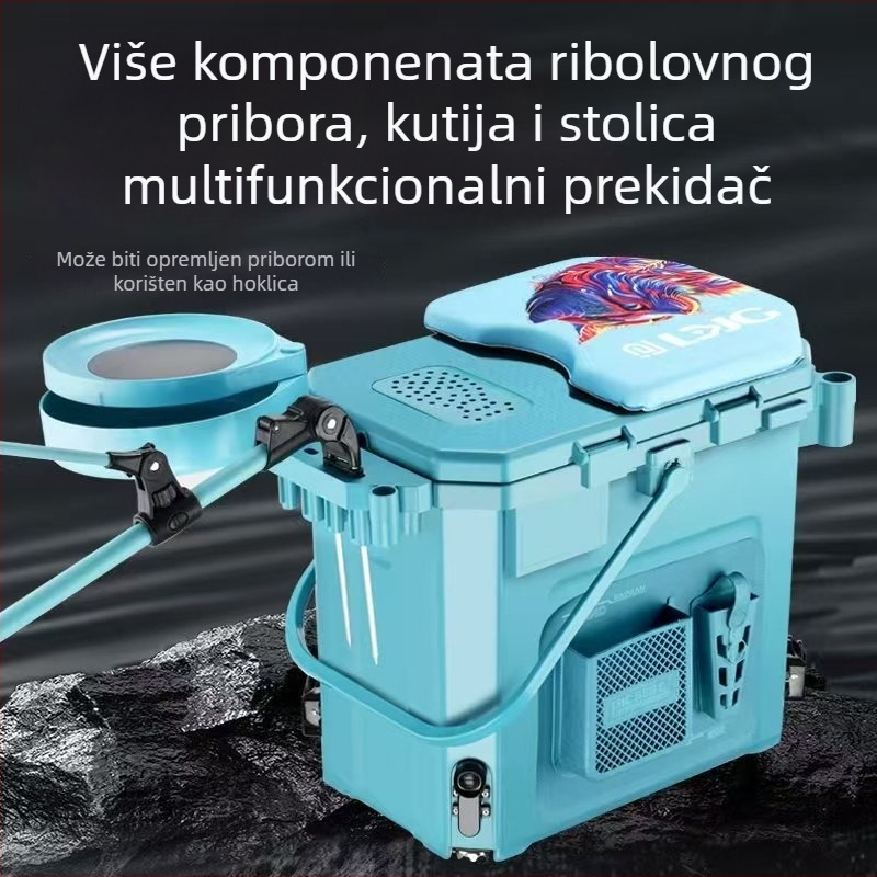 Debljana mini kutija za ribolov – prijenosna kutija za žive ribe, jednoslojna kutija