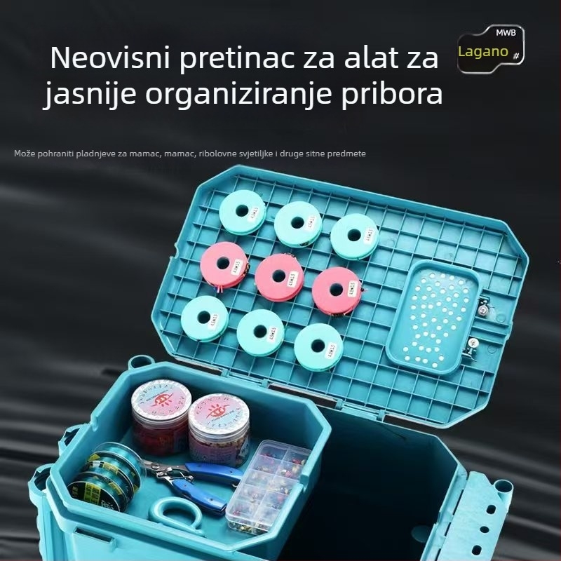 Debljana mini kutija za ribolov – prijenosna kutija za žive ribe, jednoslojna kutija