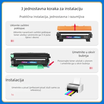 Toneri kasete za Brother pisače: 1618W, TN1035, DCP1608, 1519, HL1208, 1218W; Kartuša tinte 1118
