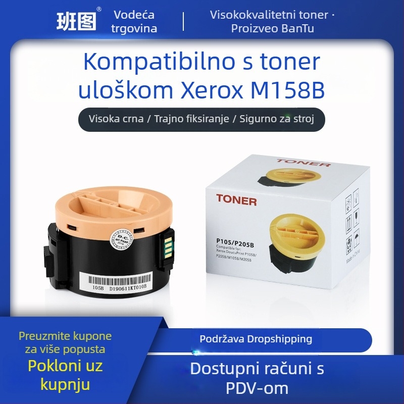 Fuji Xerox 158B toner kazeta kompatibilna s M105B, P105B, M205B, M215B, M218FW, P205B