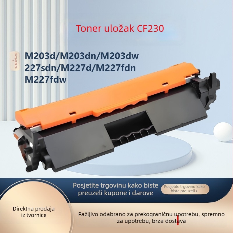 HP CF230A tonerska kaseta za M227fdw, M227fdn i M203d/203dn/203dw laserske pisače