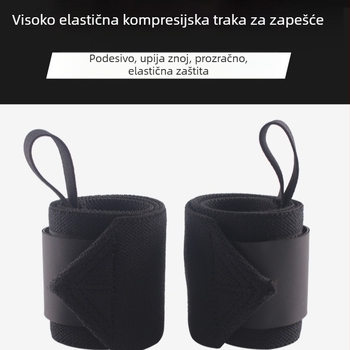Zaštita zapešća za sport i fitness, omotna traka za zapešće s tiskom, zaštita ruke