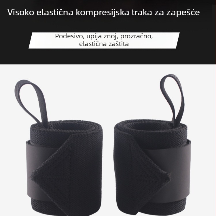 Zaštita zapešća za sport i fitness, omotna traka za zapešće s tiskom, zaštita ruke