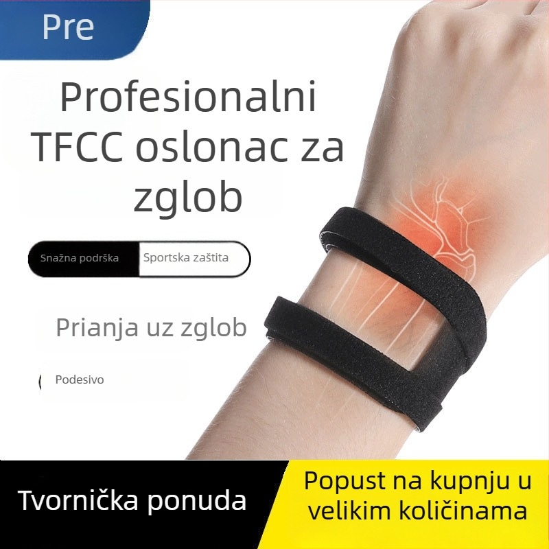TFCC zaštita zglova za badminton – lagana fitness zaštita zgloba, protiv uganuća, unisex, za tenis i košarku