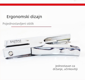 Lei Lei 618 Ručni Metalni Spajalica, Učinkovita Ušteda Napora, Kapacitet 2–20 Listova, Kompatibilno s 24/6 Spajalicama