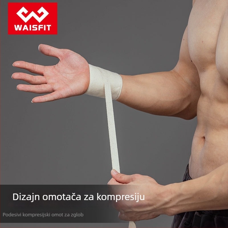 Pamukova traka za zglob za dizanje utega, podrška zgloba za bench press i mrtvo dizanje, dodatak za hvatanje