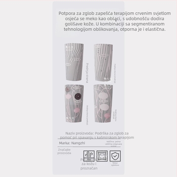 Narukvica za zglob s daljinskim infracrvenim zračenjem i magnetskom terapijom, biljna medicina, samozagrijavajuća, unisex