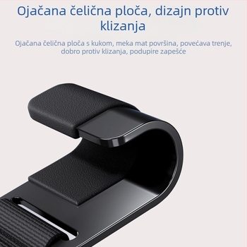 Univerzalna zaštita zapešća za zgibove na vodoravnoj šipci s pomoćnim kukom - trenažna narukvica