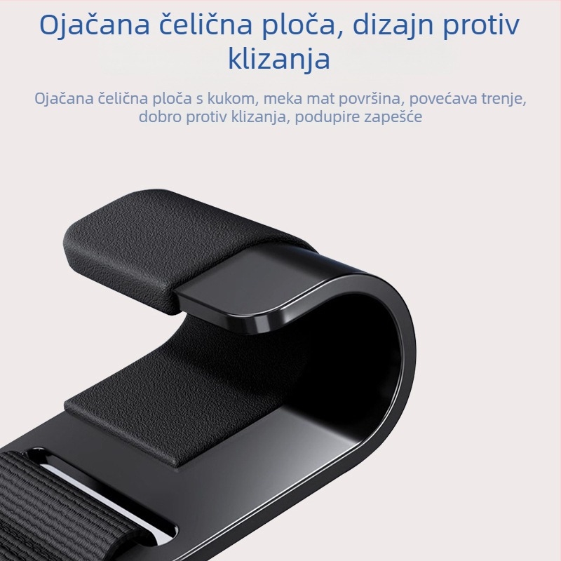 Univerzalna zaštita zapešća za zgibove na vodoravnoj šipci s pomoćnim kukom - trenažna narukvica