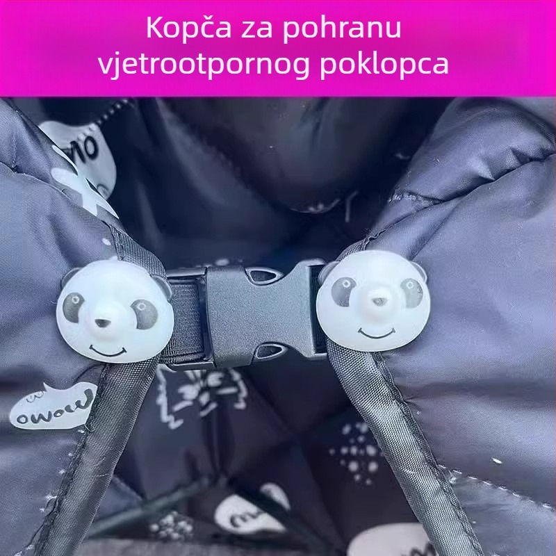 Univerzalna karikaturna kopča za vjetrobran električnih vozila, uklonjiva i prilagodljiva