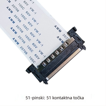 Zaštićeni FFC fleksibilni kabel za 4K LCD televizor s IPEX konektorom