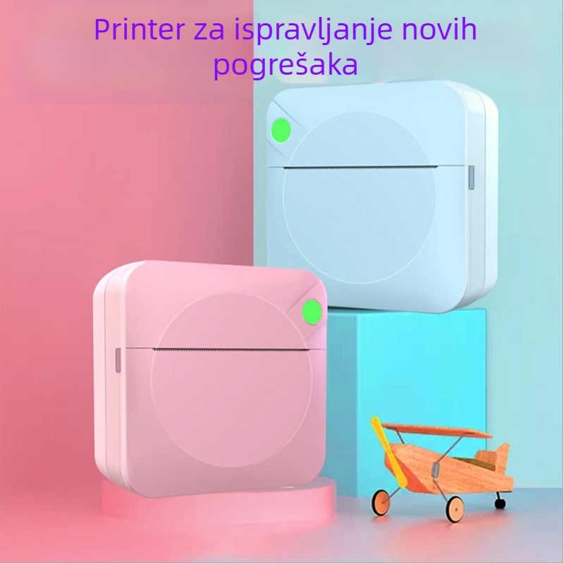 Meow Meow studentski mini prijenosni Bluetooth toplinski štampač za fotografije s telefona