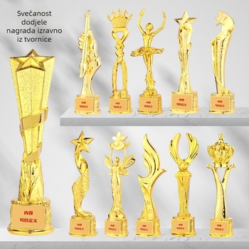Nova trofeja od smole prilagođena izvanrednim zaposlenicima, ugravirana motivom plesne umjetnosti učenika, za kreativno osposobljavanje, za godišnji poslovni sastanak.