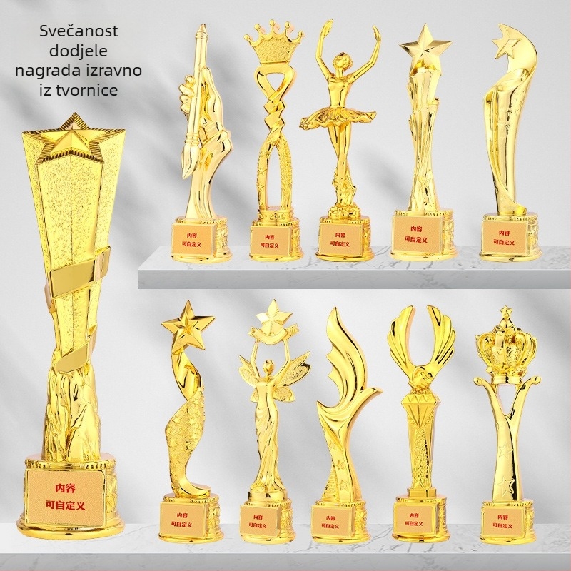 Nova trofeja od smole prilagođena izvanrednim zaposlenicima, ugravirana motivom plesne umjetnosti učenika, za kreativno osposobljavanje, za godišnji poslovni sastanak.