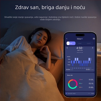 IF-R03C Vodootporan pametni prsten za parove, praćenje srčanog ritma i sna, Bluetooth